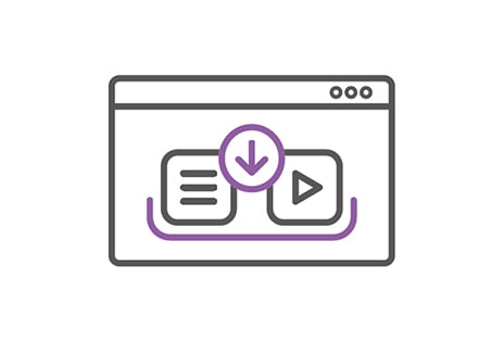 展示多個圖示，說明每種功能。	