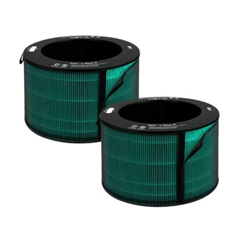 Front view of PuriCare™ 360° 空氣清淨機 V 濾網(兩入組) ADQ30041401.ADQ3001