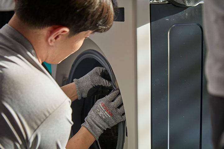 門橡皮會依照滾筒洗衣機公升數而有所不同，下單此後服務會由專人與您聯繫，確認產品型號後，約定上門施作之日期。