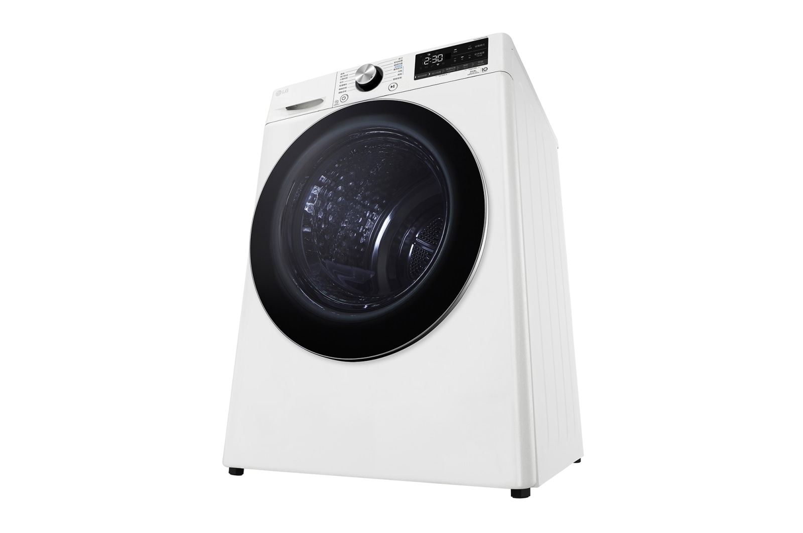 LG 10公斤免曬衣乾衣機｜雙變頻熱泵除濕乾衣｜冰瓷白, WR-100VW