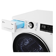 LG 10公斤免曬衣乾衣機｜雙變頻熱泵除濕乾衣｜冰瓷白, WR-100VW