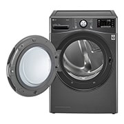 LG 16公斤雙迴轉變頻免曬衣乾衣機｜尊爵黑, WR-16HB