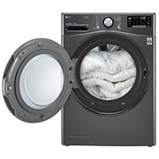 LG 16公斤雙迴轉變頻免曬衣乾衣機｜尊爵黑, WR-16HB