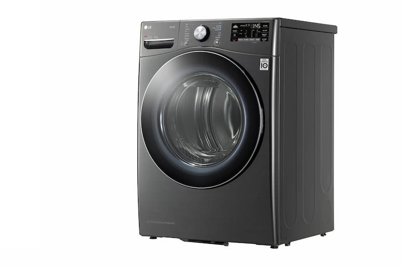 LG 16公斤免曬衣乾衣機｜雙變頻熱泵除濕｜尊爵黑, WR-16HB