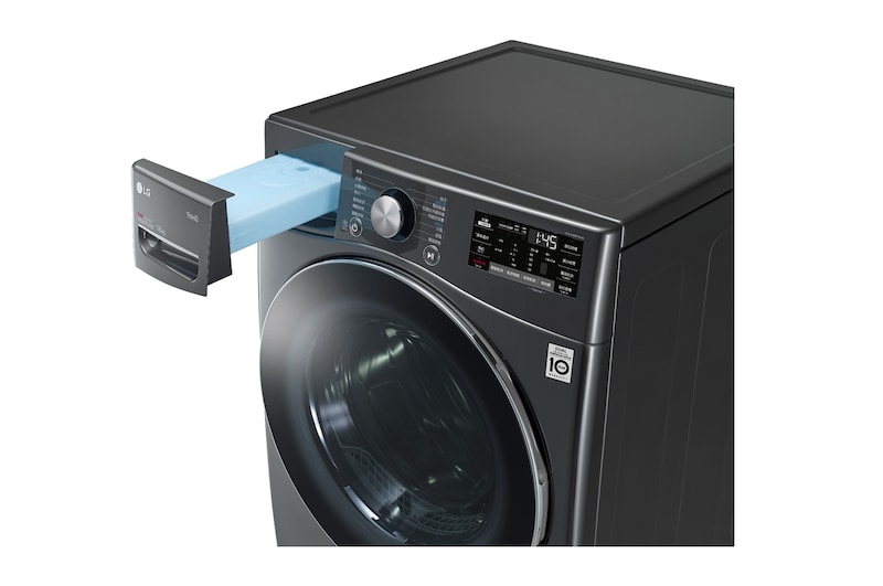 LG 16公斤免曬衣乾衣機｜雙變頻熱泵除濕｜尊爵黑, WR-16HB