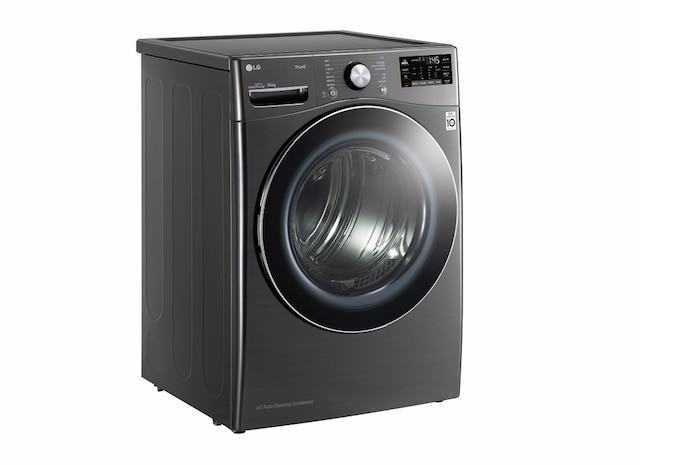 LG 16公斤免曬衣乾衣機｜雙變頻熱泵除濕｜尊爵黑, WR-16HB