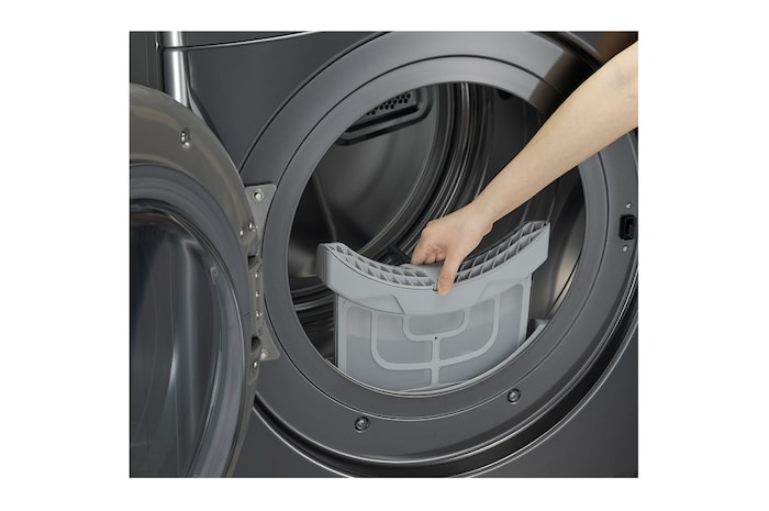 LG 16公斤免曬衣乾衣機｜雙變頻熱泵除濕｜尊爵黑, WR-16HB