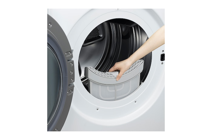 LG 16公斤免曬衣乾衣機|雙變頻熱泵除濕|冰瓷白, WR-16HW