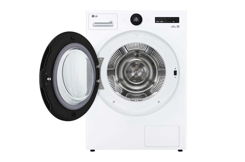 LG 20公斤 AI 免曬衣乾衣機｜雙變頻熱泵除濕｜冰瓷白, WR-20DW