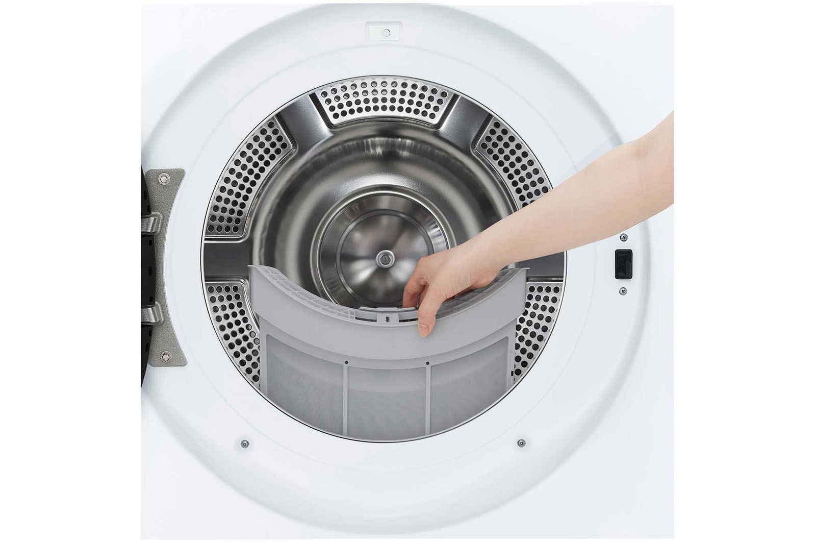 LG 20公斤雙迴轉變頻免曬衣乾衣機｜冰瓷白｜AI Dryer™, WR-20DW
