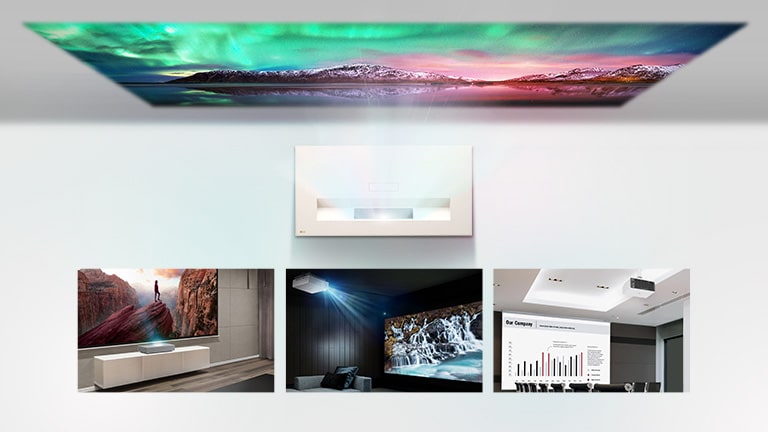 您可以使用 LG 投影計算器，在您的空間中模擬 LG 投影機。