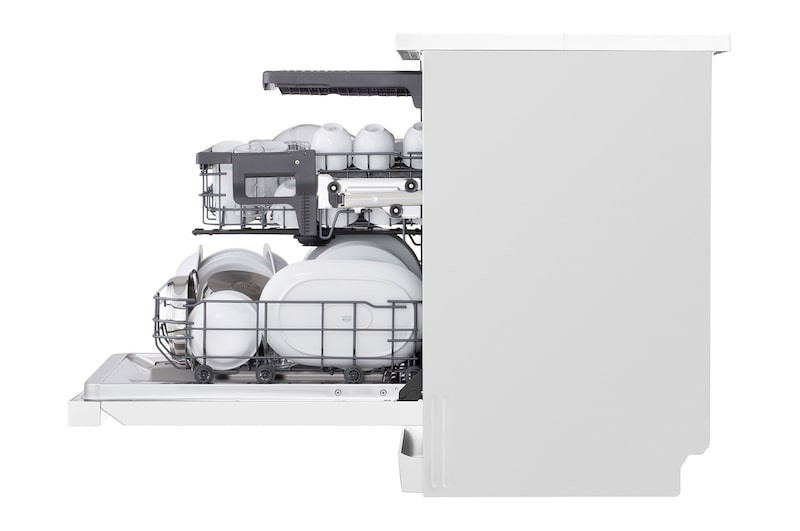 LG 14人份 QuadWash™ 洗碗機｜雲朵白, DFB533FW