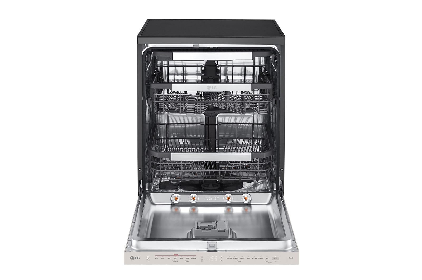LG 14人份 QuadWash™ Objet Collection<sup>®</sup>  洗碗機｜雪霧白, DFB335HE