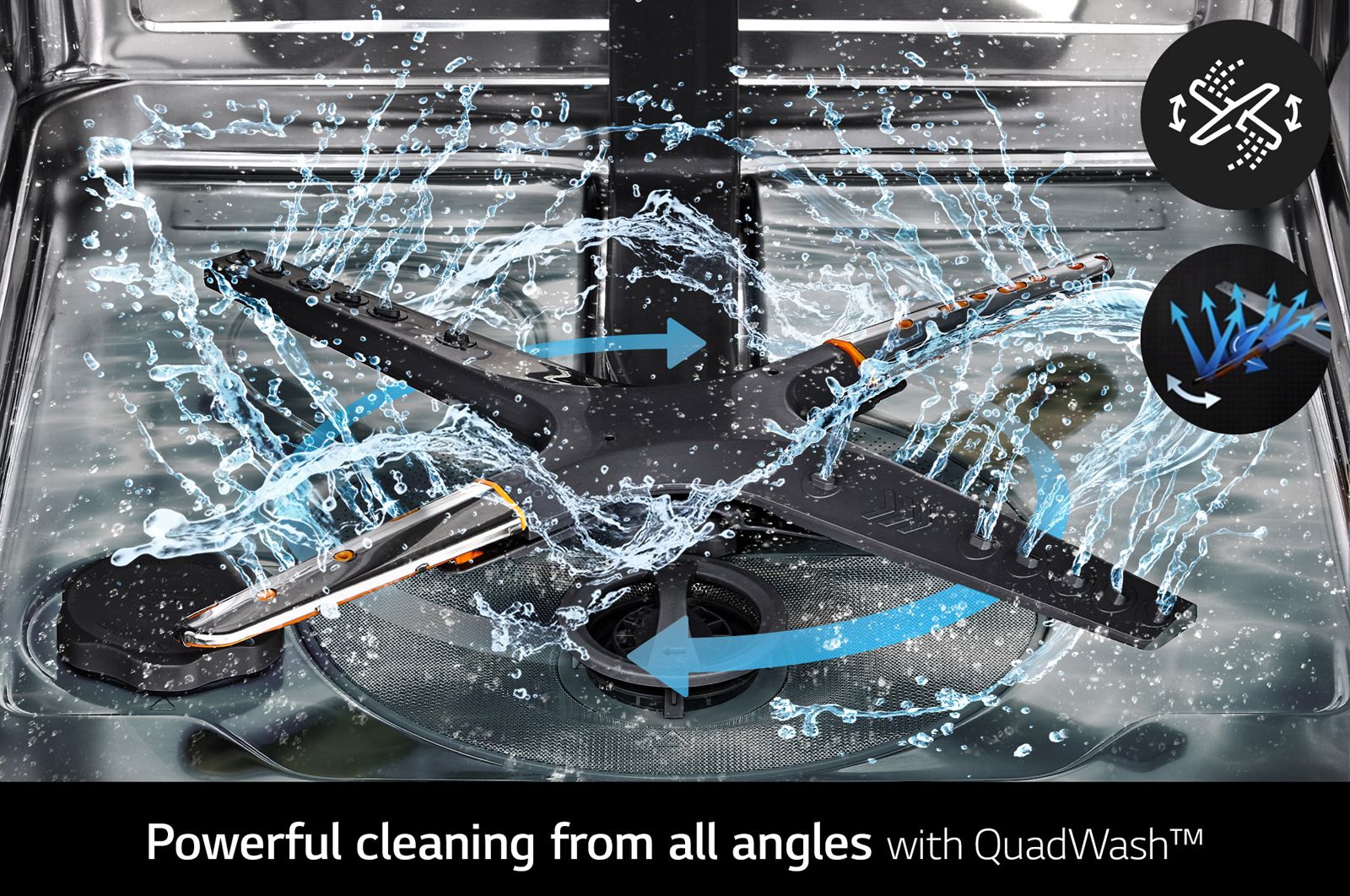 LG 14人份 QuadWash™ Objet Collection<sup>®</sup>  洗碗機｜雪霧白, DFB335HE