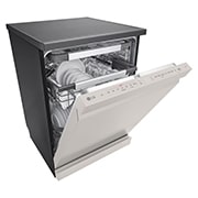 LG 14人份 QuadWash™ Objet Collection<sup>®</sup>  洗碗機｜雪霧白, DFB335HE