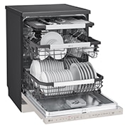LG 14人份 QuadWash™ Objet Collection<sup>®</sup>  洗碗機｜雪霧白, DFB335HE