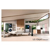 LG 14人份 QuadWash™ Objet Collection<sup>®</sup>  洗碗機｜雪霧白, DFB335HE