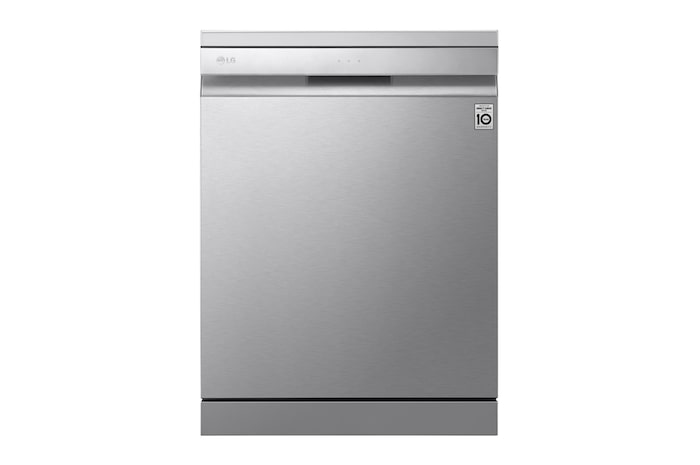 LG 14人份 QuadWash™ Objet Collection<sup>®</sup> 洗碗機|消光銀|自動開門, DFB335HS