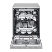 LG 14人份 QuadWash™ Objet Collection<sup>®</sup>  洗碗機｜消光銀｜自動開門, DFB335HS
