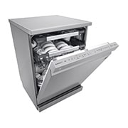 LG 14人份 QuadWash™ Objet Collection<sup>®</sup>  洗碗機｜消光銀｜自動開門, DFB335HS