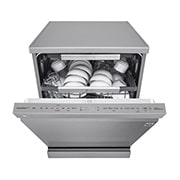 LG 14人份 QuadWash™ Objet Collection<sup>®</sup>  洗碗機｜消光銀｜自動開門, DFB335HS