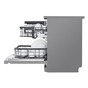LG 14人份 QuadWash™ Objet Collection<sup>®</sup>  洗碗機｜消光銀｜自動開門, DFB335HS