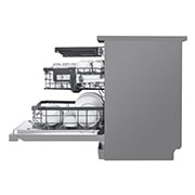LG 14人份 QuadWash™ Objet Collection<sup>®</sup>  洗碗機｜消光銀｜自動開門, DFB335HS