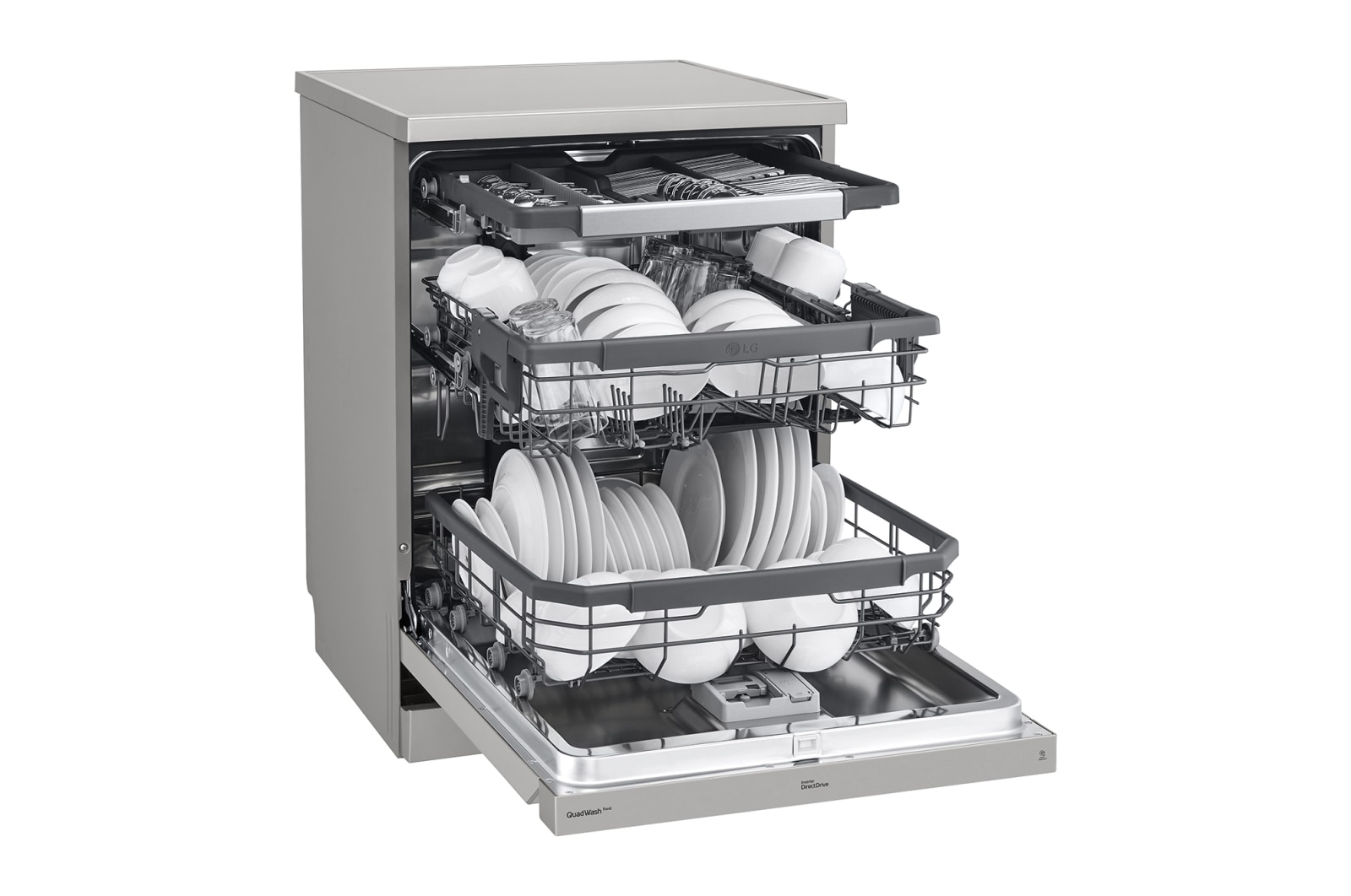 LG 14人份 QuadWash™ 洗碗機｜星辰銀, DFB435FP