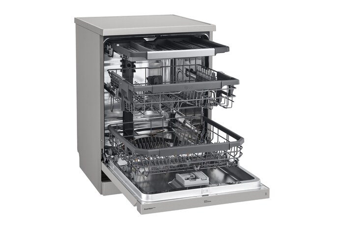 LG 14人份 QuadWash™ 洗碗機｜星辰銀, DFB435FP