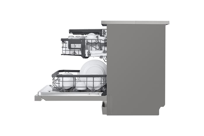 LG 14人份 QuadWash™ 洗碗機｜星辰銀, DFB435FP