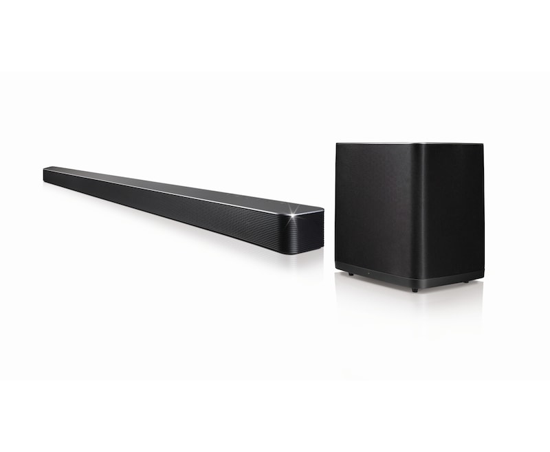 Front view of LG Music Flow HS9 智慧Hi-Fi音響系統 Audio Soundbar LAS950M