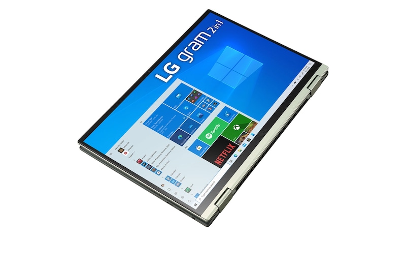 LG gram 14" 2-in-1 輕贏隨型 極致輕薄翻轉觸控筆電（璀璨綠） - 特定通路銷售, 14T90P-G