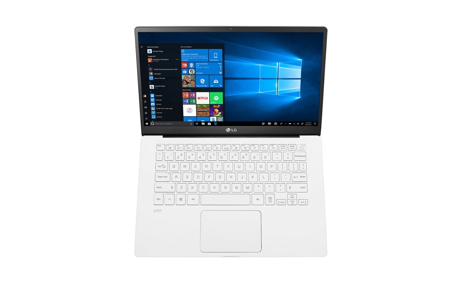 LG gram 14”超輕贏筆電 - 閃耀白 (i5), 14Z90N-V