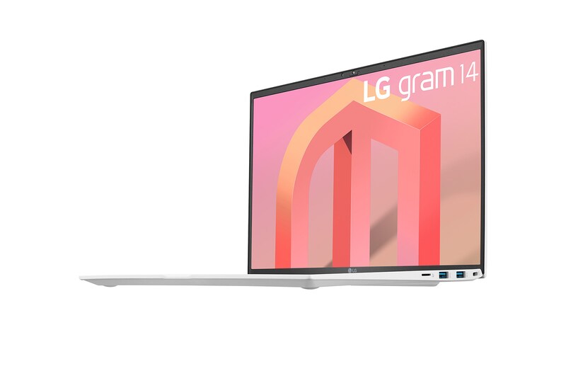 LG gram 14'' Windows 11 Home 輕贏隨型 極致輕薄筆電 - 冰雪白(i5), 14Z90Q-G
