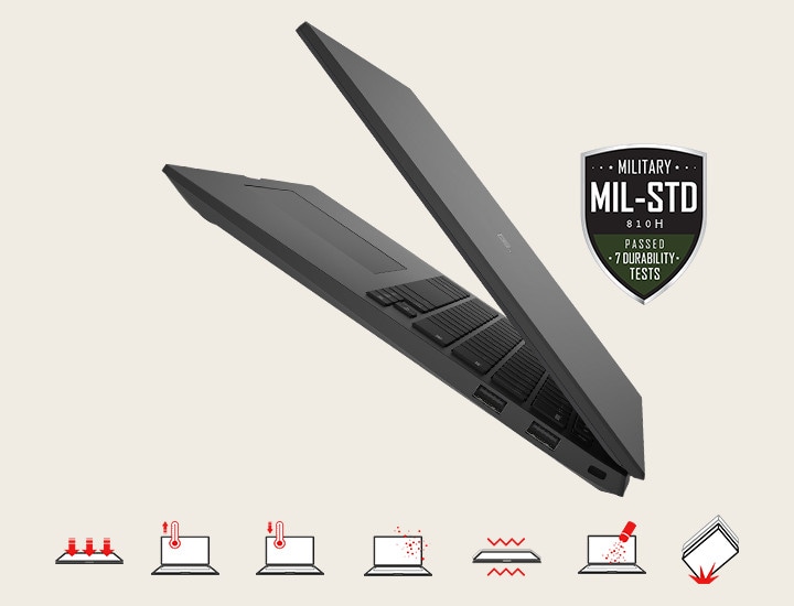 LG gram 擁有 MIL-STD-810H 軍規認證