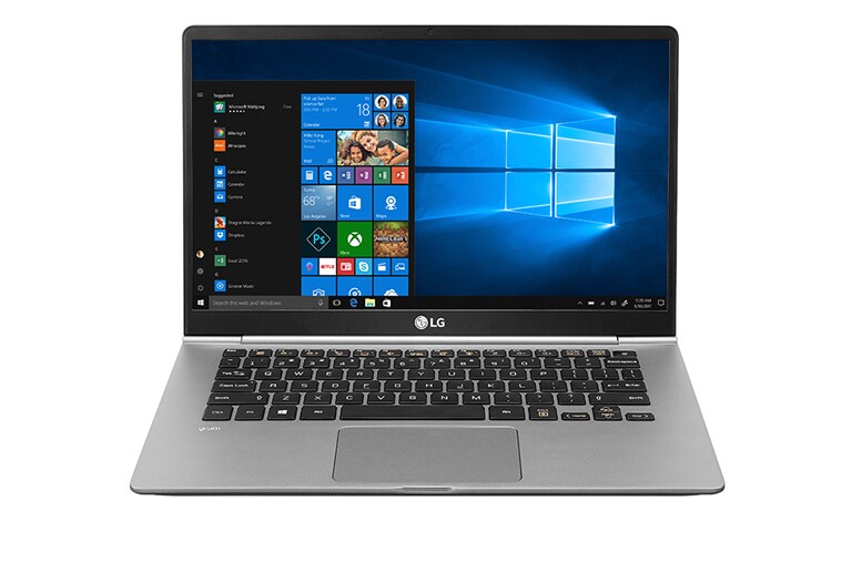 LG Gram 14&#34; 極緻輕薄筆電　銀 14Z980 正視圖