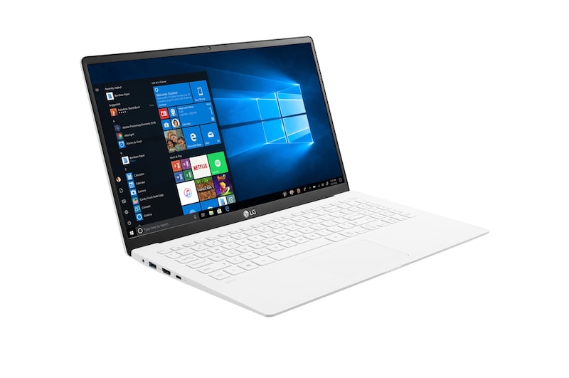 LG gram 15”超輕贏筆電 - 閃耀白 (i5), 15Z90N-V