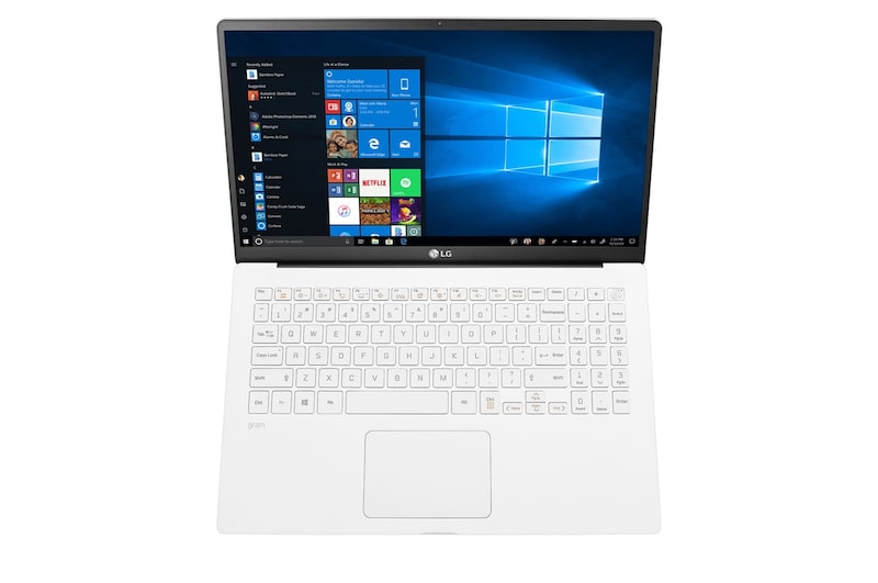 LG gram 15”超輕贏筆電 - 閃耀白 (i5), 15Z90N-V