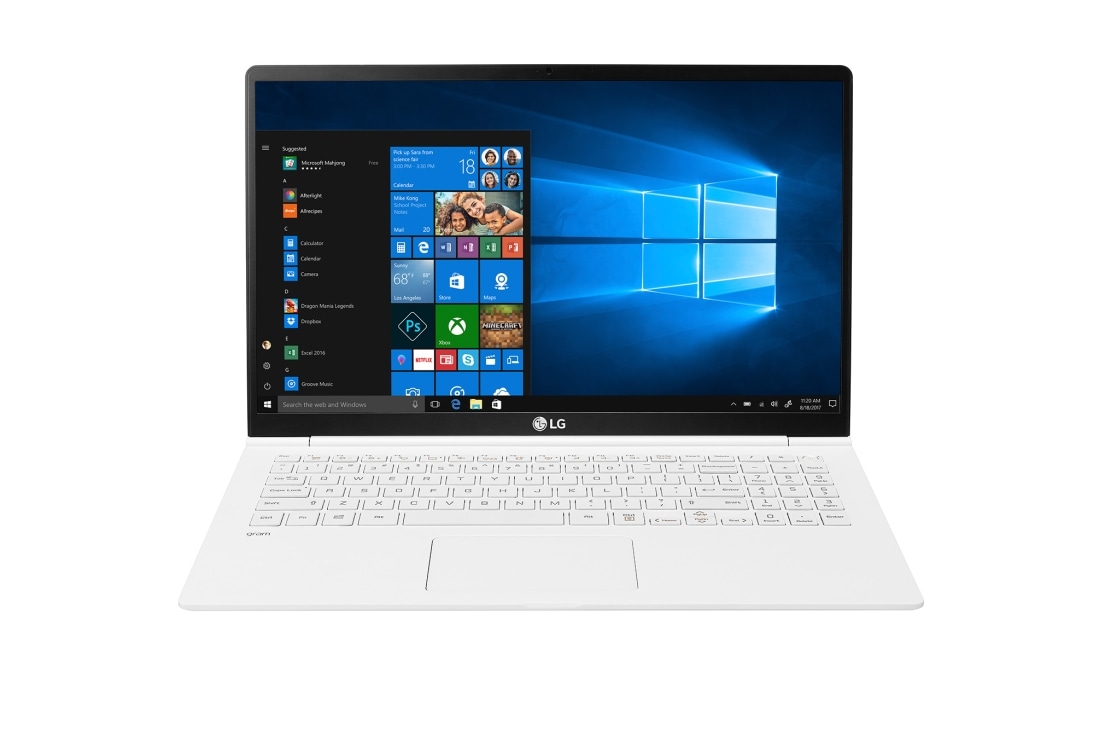 LG gram 15” 極致輕薄筆電  白, 15Z990-G