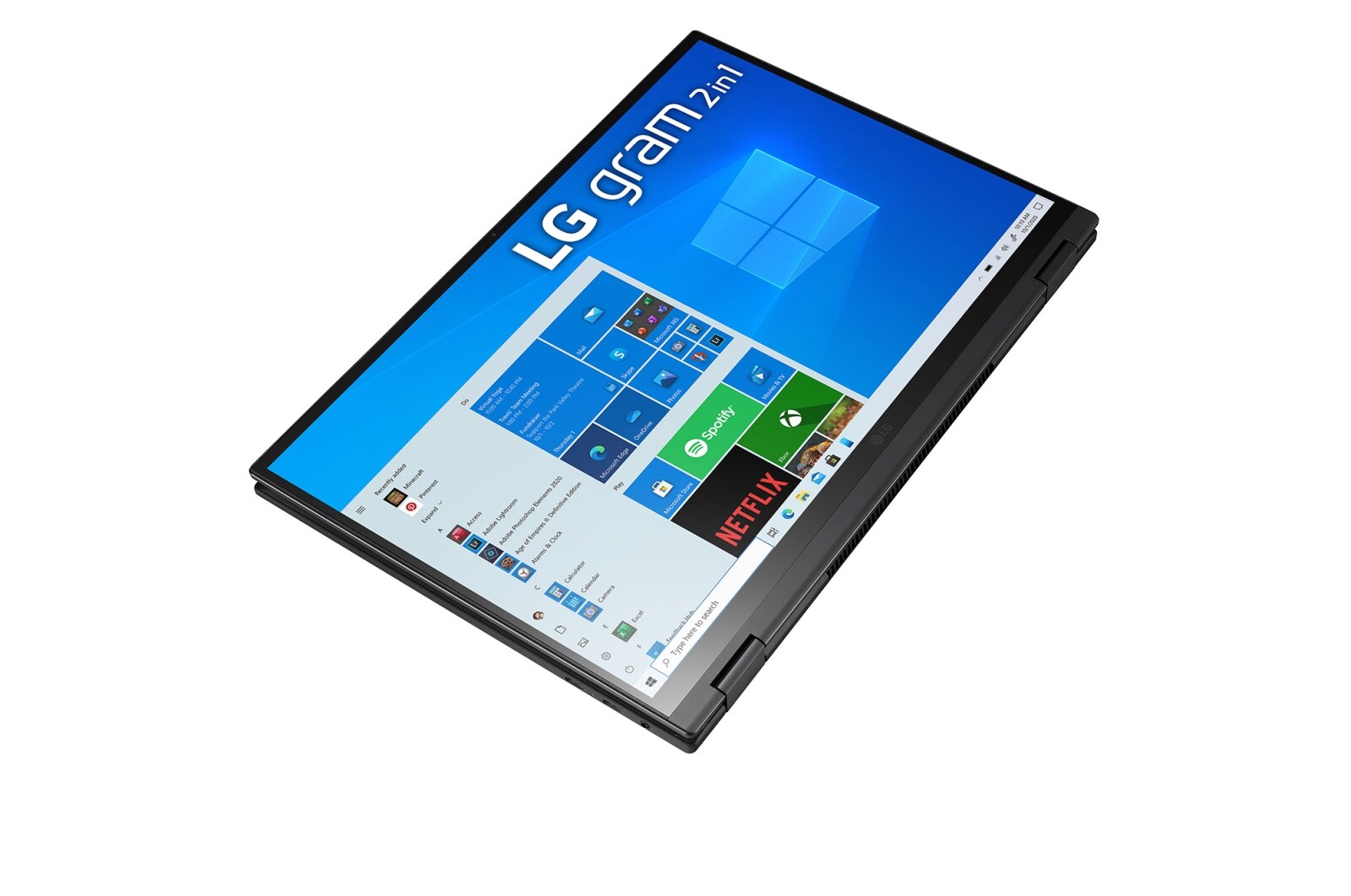LG gram 16'' 2-in-1 輕贏隨型 極致輕薄翻轉觸控筆電（曜石黑）, 16T90P-G