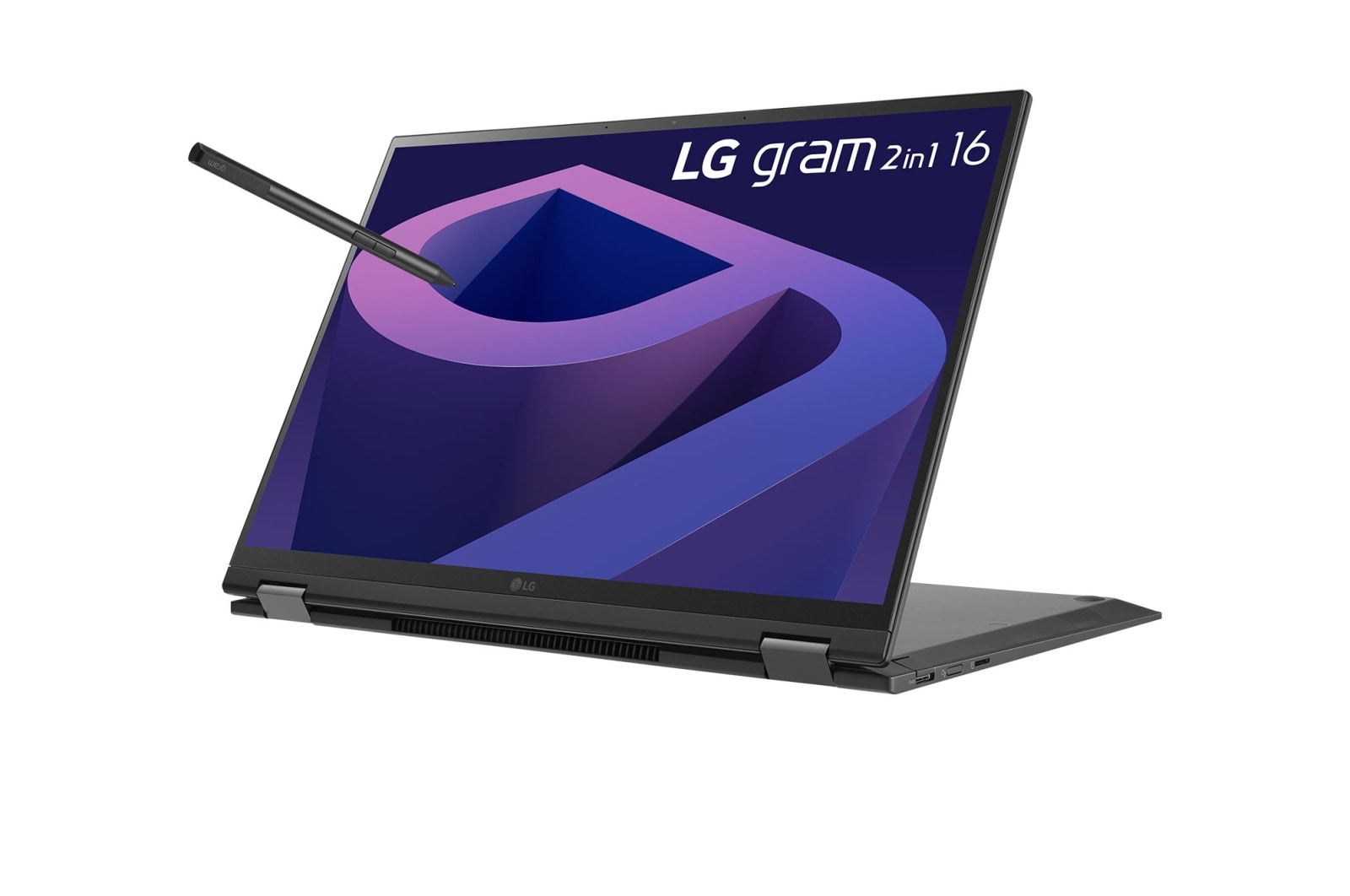 LG gram 16'' 2-in-1 輕贏隨型 極致輕薄翻轉觸控筆電 - 曜石黑(i7), 16T90Q-G