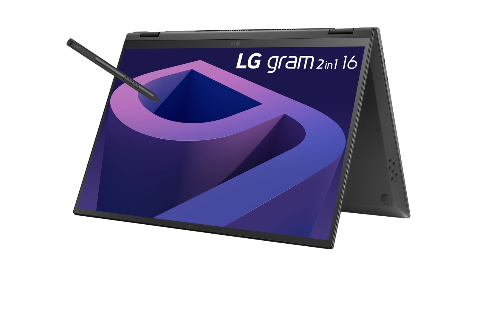 LG gram 16'' 2-in-1 輕贏隨型 極致輕薄翻轉觸控筆電 - 曜石黑(i7), 16T90Q-G