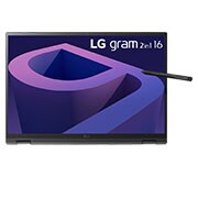 LG gram 16'' 2-in-1 輕贏隨型 極致輕薄翻轉觸控筆電 - 曜石黑(i7), 16T90Q-G