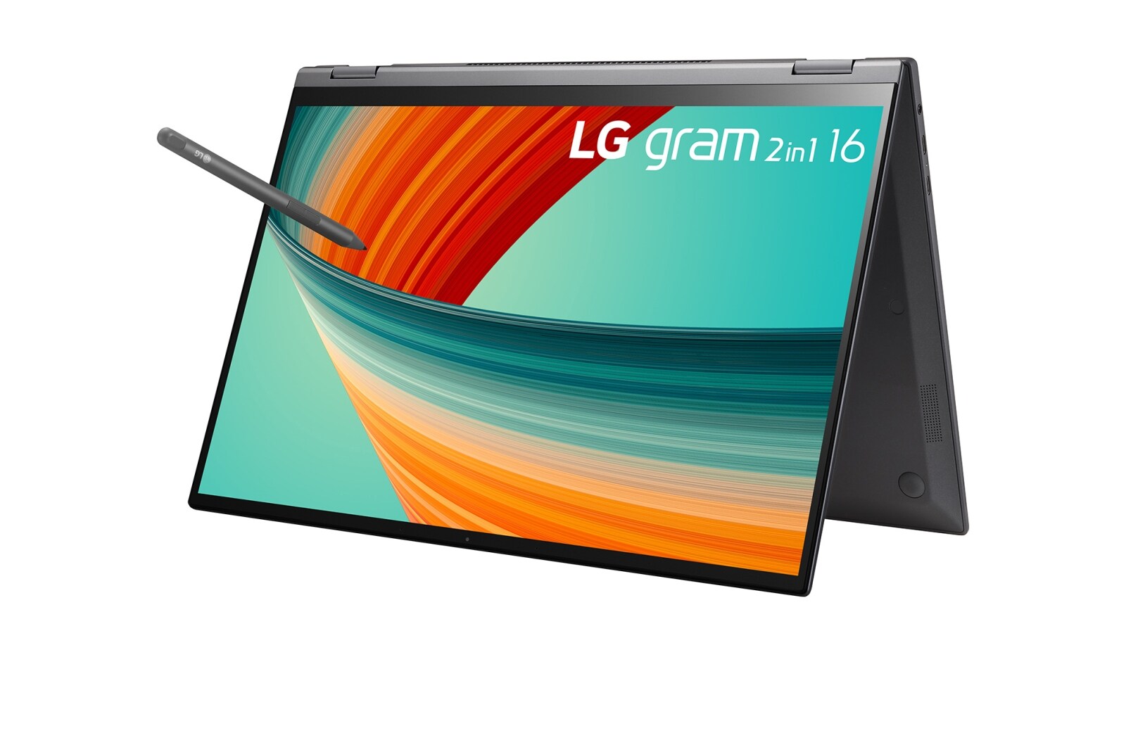 LG gram 16" Windows 11 Home 2-in-1 輕贏隨型 極致輕薄翻轉觸控筆電 - 曜石黑(i7), 16T90R-G