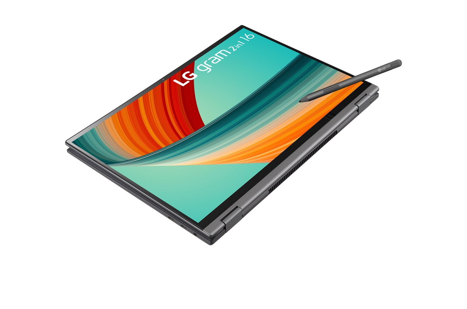 LG gram 16" Windows 11 Home 2-in-1 輕贏隨型 極致輕薄翻轉觸控筆電 - 曜石黑(i7), 16T90R-G