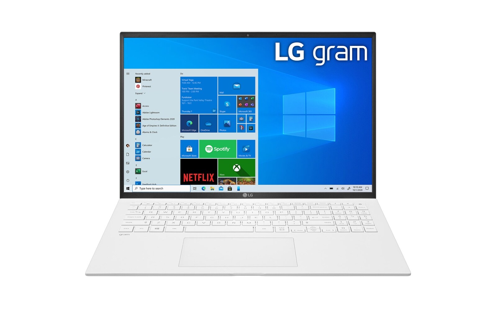 LG gram 16” 輕贏隨型 極致輕薄筆電 – 冰雪白 (i5), 16Z90P-G