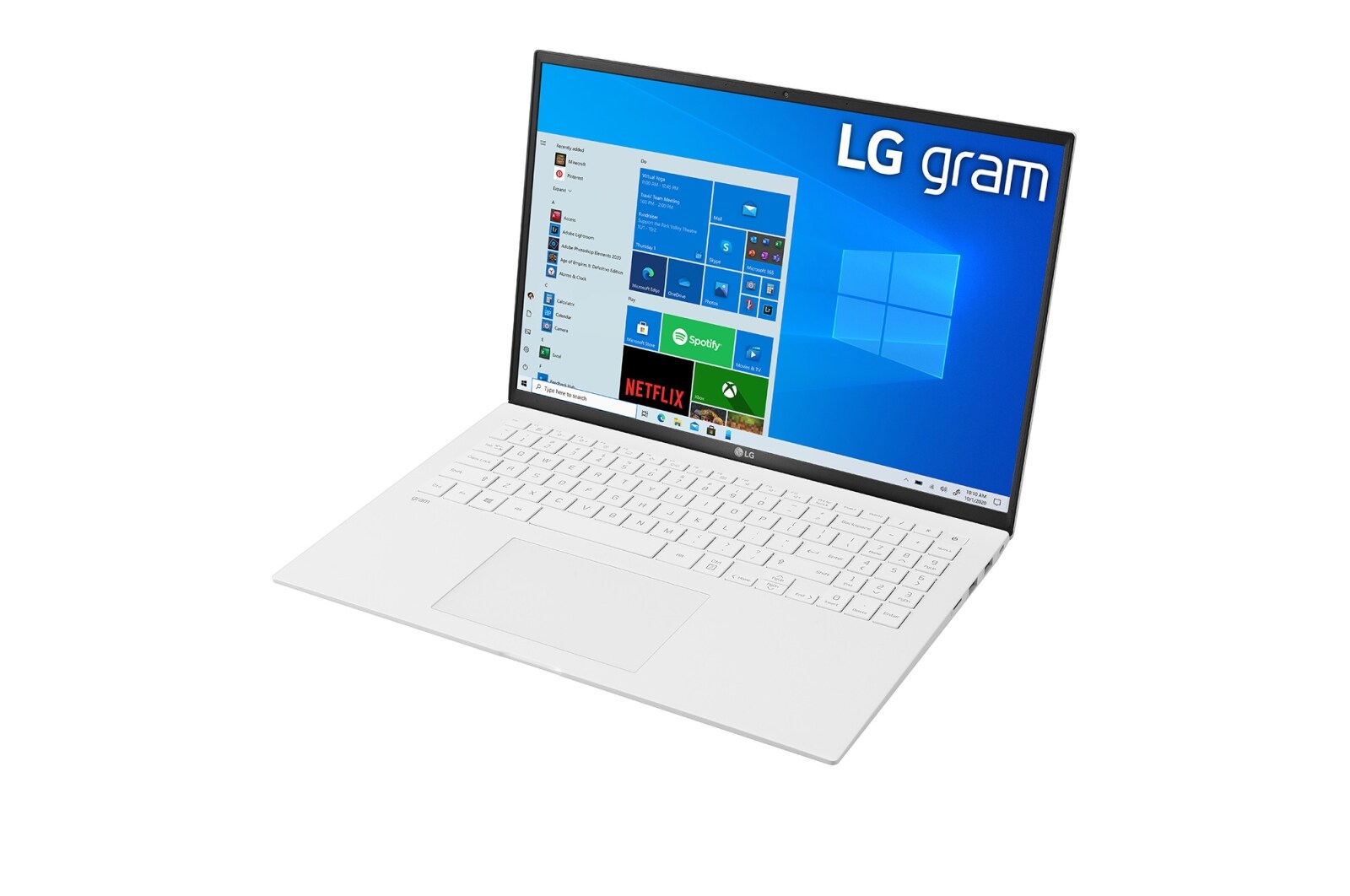 LG gram 16” 輕贏隨型 極致輕薄筆電 – 冰雪白 (i5), 16Z90P-G
