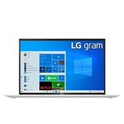 LG gram 16” 輕贏隨型 極致輕薄筆電 – 冰雪白 (i5) 16Z90P-G 正視圖