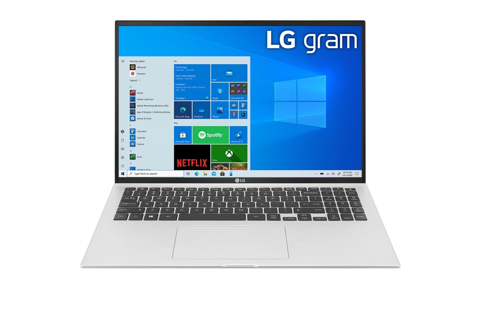 LG gram 16” 輕贏隨型 極致輕薄筆電 – 石英銀 (i5), 16Z90P-G