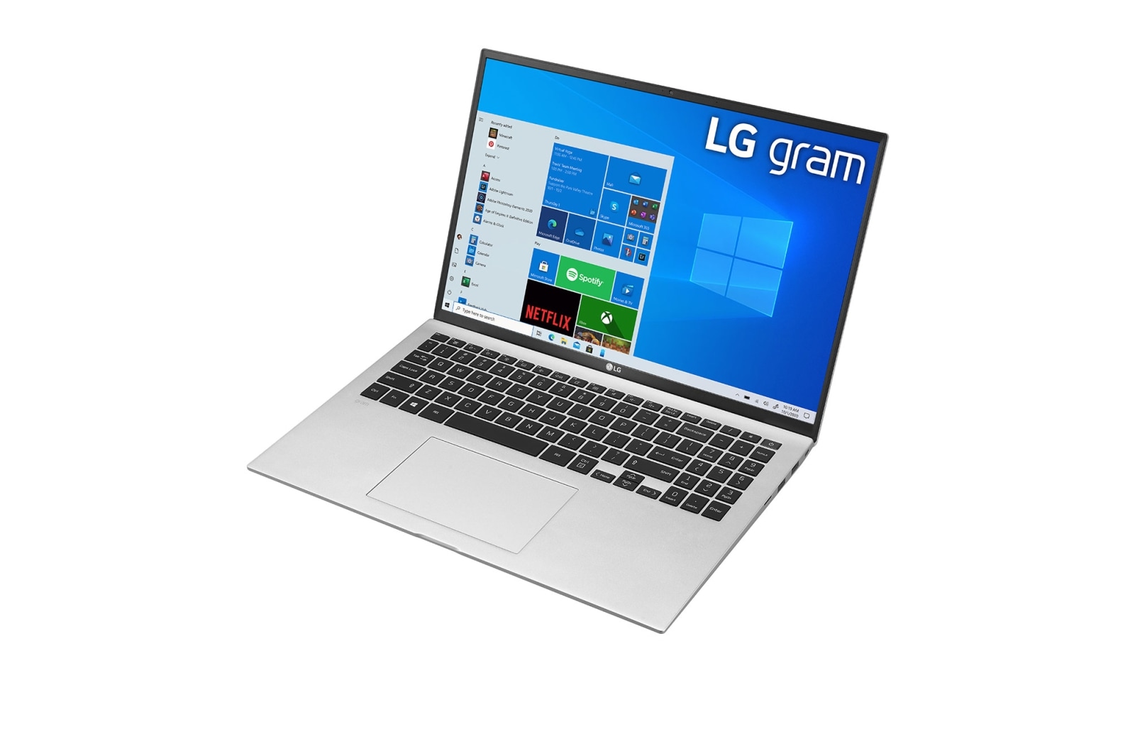 LG gram 16” 輕贏隨型 極致輕薄筆電 – 石英銀 (i5), 16Z90P-G